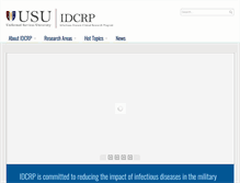 Tablet Screenshot of idcrp.org